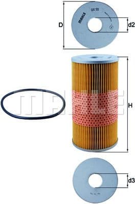 Oil Filter OX55D