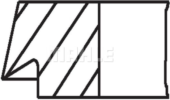 Piston Ring Set 03077N0 - image 2