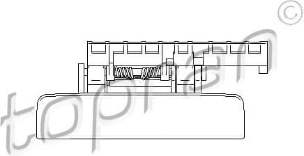 Exterior Door Handle 721 724