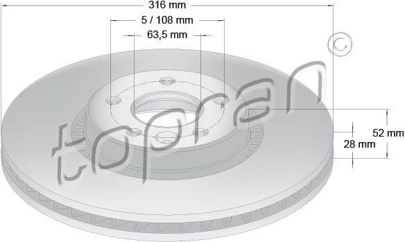 Brake Disc COATED 304 405