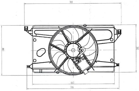 Fan, engine cooling 47879
