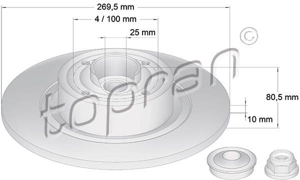 Brake Disc 700 643
