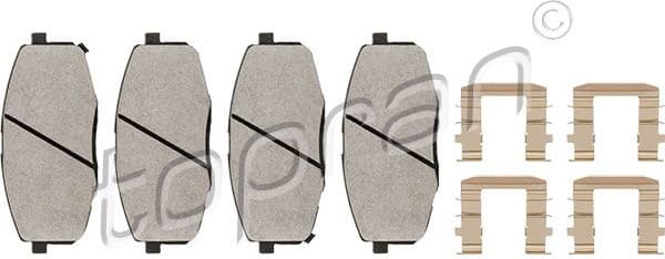 Brake Pad Set, disc brake 820 693