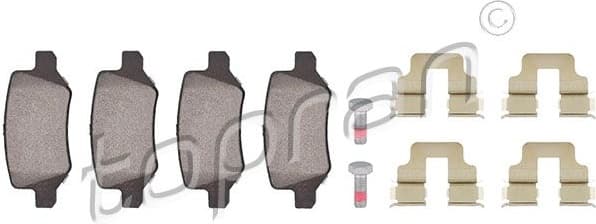 Brake Pad Set, disc brake 401 439