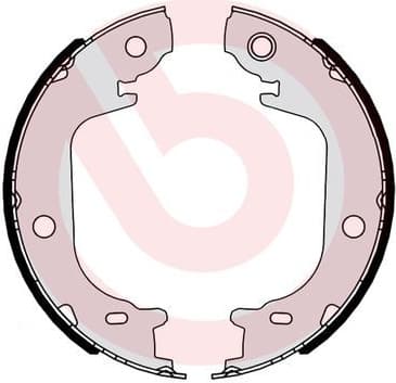 Brake Shoe Set, parking brake ESSENTIAL LINE S83565
