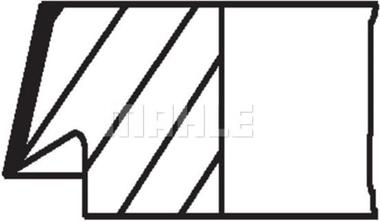 Piston Ring Set 011 58 N2 - image 2