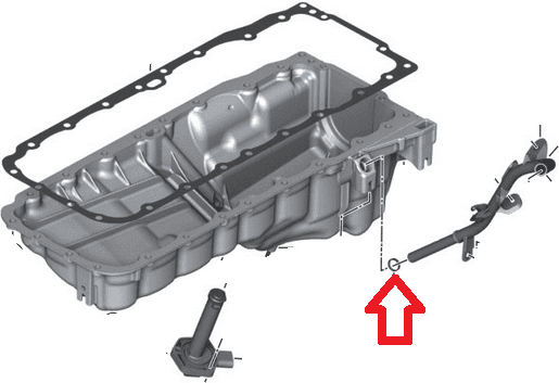 Oil dipstick guide gasket 11437794698 - image 2