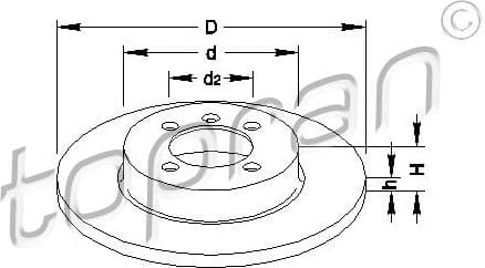 Brake Disc 103 406