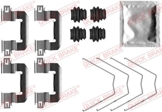 Accessory Kit, disc brake pad 109-0063