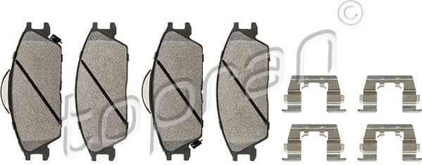 Brake Pad Set, disc brake 820 370