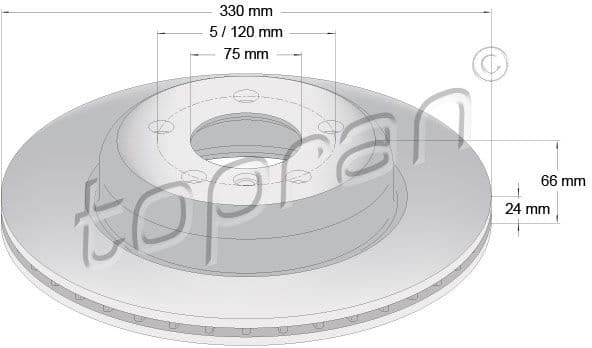 Brake Disc COATED 502 005