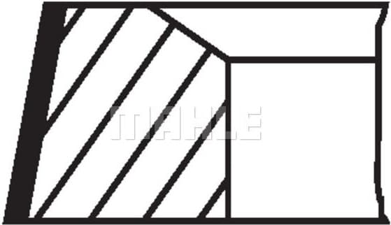 Piston Ring Set 00293N2 - image 2