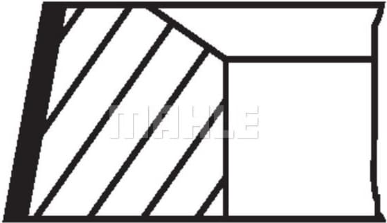 Piston Ring Set 002 24 N0 - image 2
