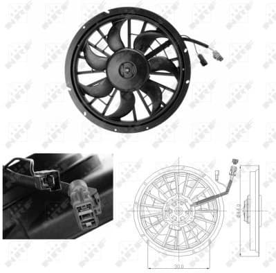 Fan, engine cooling 47702