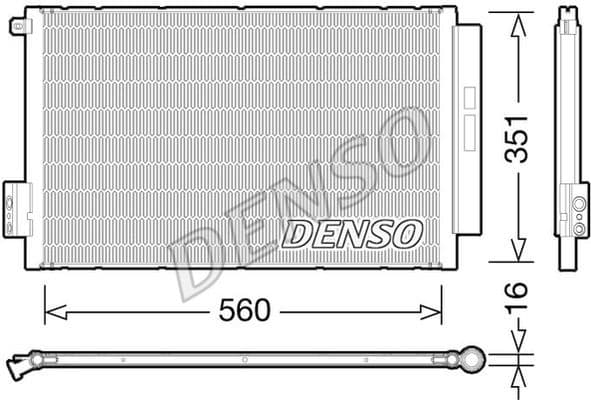 Condenser, air conditioning DCN09043