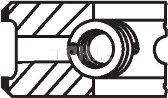 Piston Ring Set 030 31 N1 - image 3