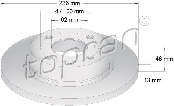 Brake Disc 110 641