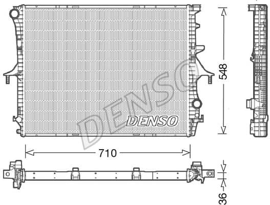 Radiator, engine cooling DRM02026
