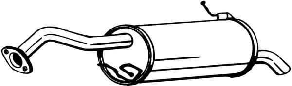 Rear Muffler 171-199