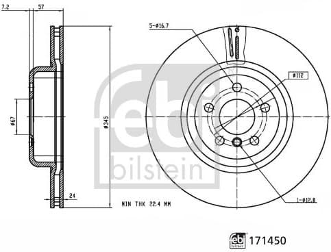 Brake Disc 171450
