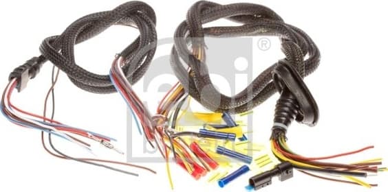 Cable Repair Kit, tailgate febi Plus 107074