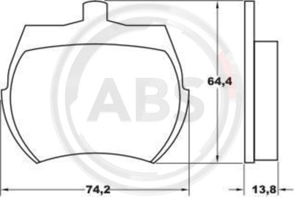 Brake Pad Set, disc brake 36011