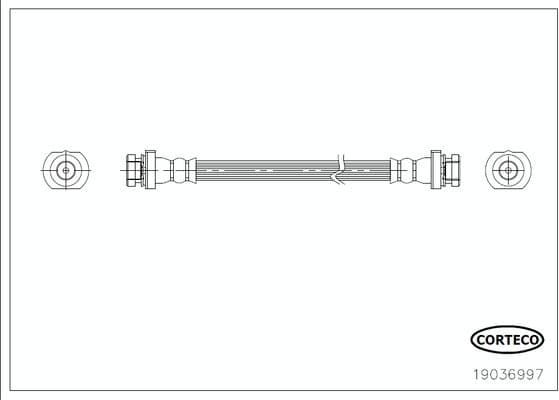 Brake Hose 19036997