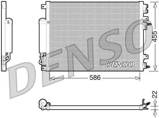 Condenser, air conditioning DCN06001