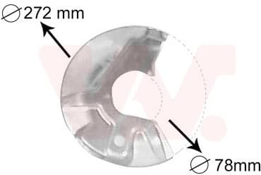 Splash Guard, brake disc 5823371