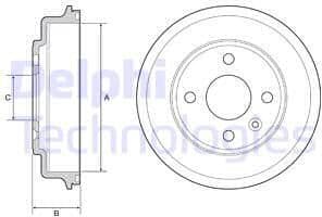 Brake Drum BF554