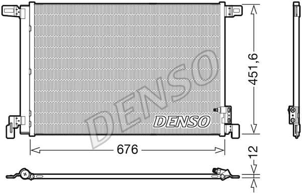 Condenser, air conditioning DCN02008