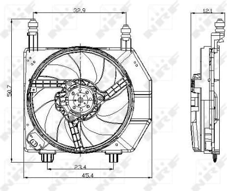 Fan, engine cooling 47077