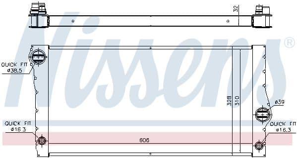 Radiator, engine cooling 60828 - image 2