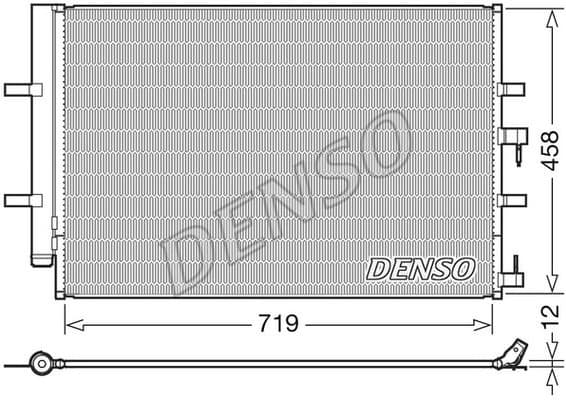 Condenser, air conditioning DCN10036