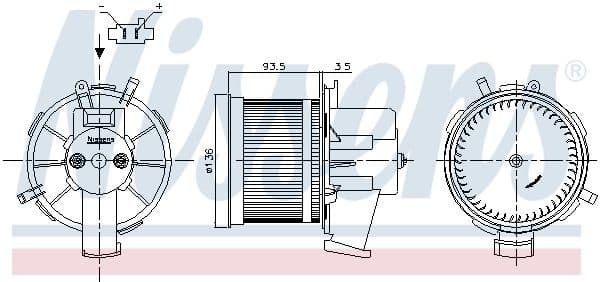 Interior Blower 87301 - image 6