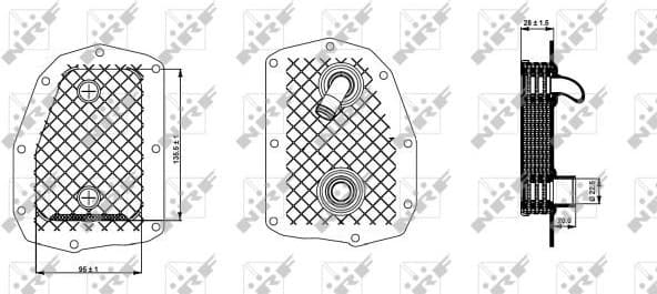 Oil Cooler, engine oil 31352 - image 9