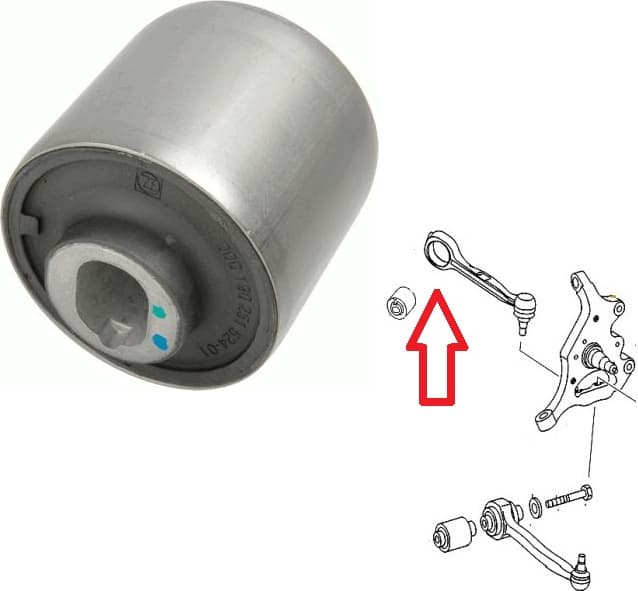 Silentblock front axle 25403 01