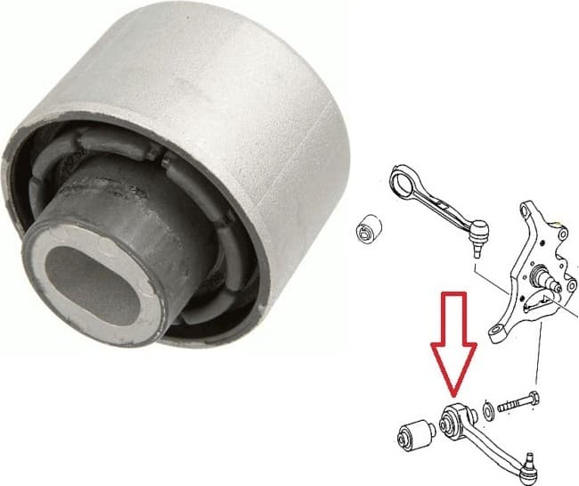 Silentblock front axle 25404 01