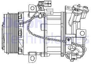 Compressor, air conditioning CS20550