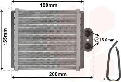 Heat Exchanger, interior heating *** IR PLUS *** 52006093