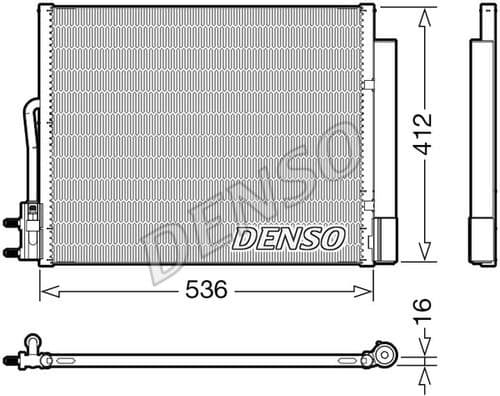 Condenser, air conditioning DCN20043