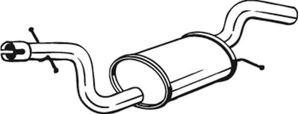 Centre Muffler 233-719