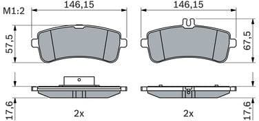 Brake Pad Set, disc brake 0 986 494 763