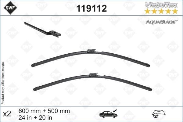 Wiper Blade DAS ORIGINAL AQUABLADE 119112