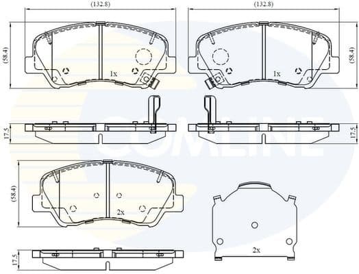 Brake Pad Set, disc brake CBP32493