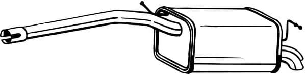 Rear Muffler 233-405