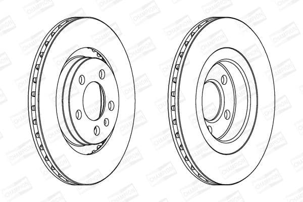 Brake discs kit front (2pcs) 562039CH - image 2