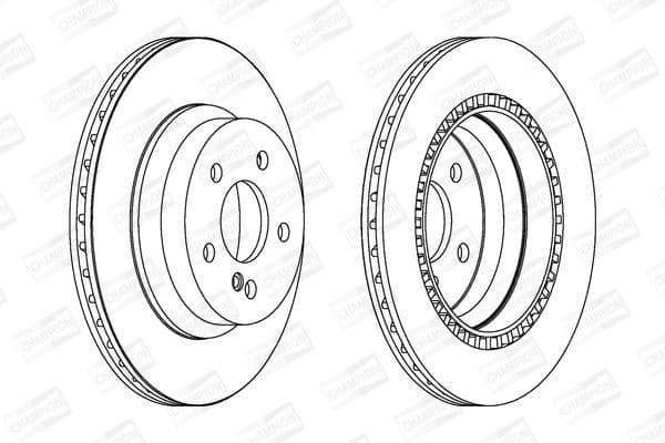 Brake discs kit rear, (2pcs) 562242CH - image 2