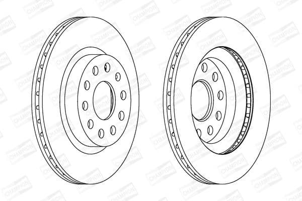 Brake discs kit front (2pcs) 562237CH - image 2
