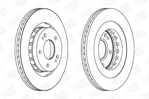 Brake discs kit front (2pcs) 562528CH - image 2